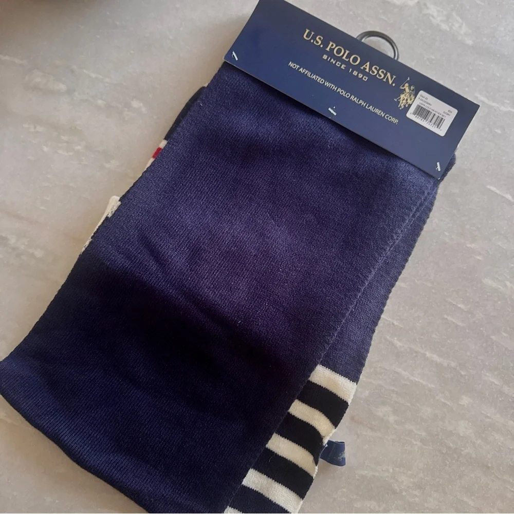 U.S. Polo Assn. Scarf + Beanie Set